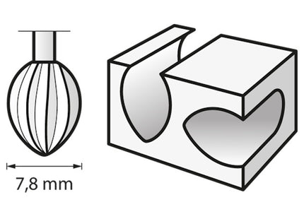 DREMEL ART.   144 FRESE AD ALTA VELOCITA' D.MM7,8 CON GAMBO CONF.DA PZ2