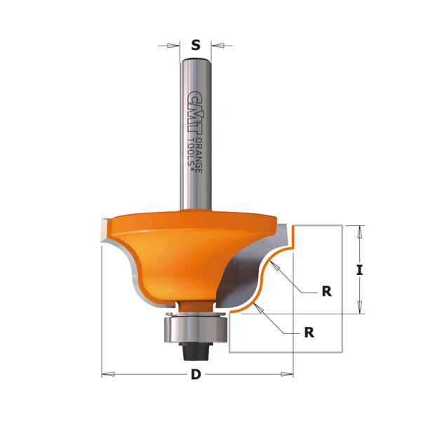 CMT FRESA PROFILATA GAMBO MM 8 ART.941.285.11