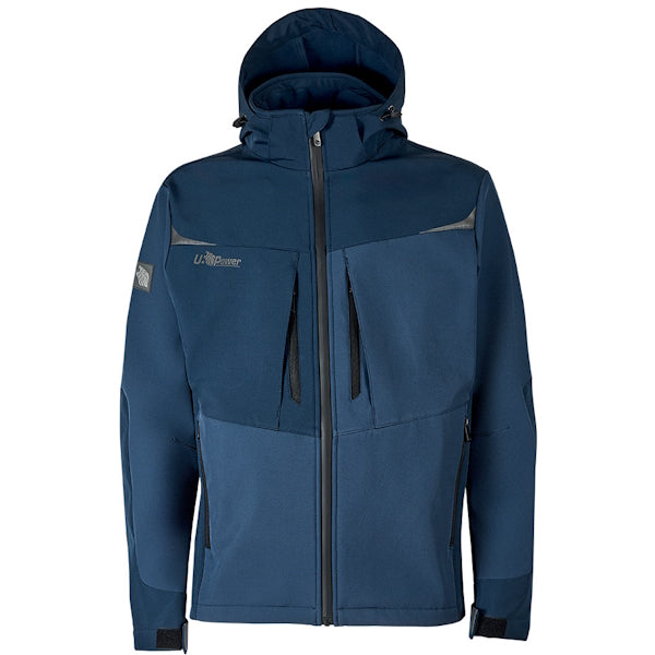U-POWER GIACCA TECNICA IDROREPELLENTE VERVE COLORE DEEP BLUE