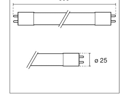 CENTURY TUBO LED FULL VISION 230V IP20