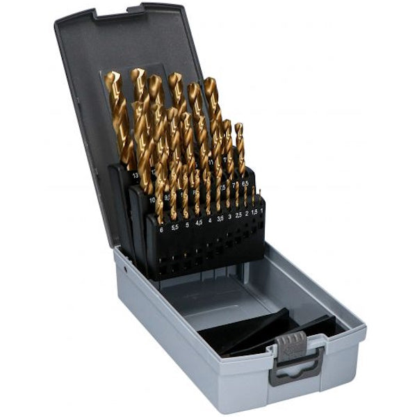 ABC TOOLS PREMIUM SERIE PUNTE HSS TIN IN BOX DA PZ19 D.MM1-10