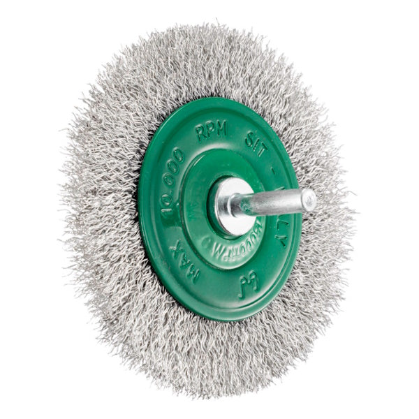 SIT SPAZZOLA CIRCOLARE IN ACCIAIO INOX CON GAMBO D.MM 80 ART.0976