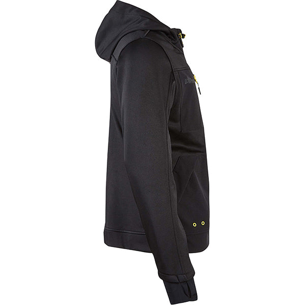 U-POWER FELPA IN TESSUTO CON ZIP GALAXY COLORE BLACK CARBON