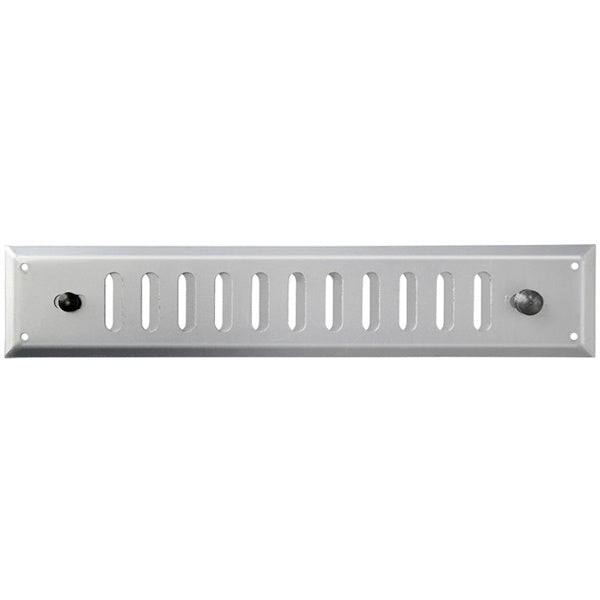 LA VENTILAZIONE GRIGLIA ALLUMINIO CON DOSATORE ARIA MM240X 70 GRIGIO