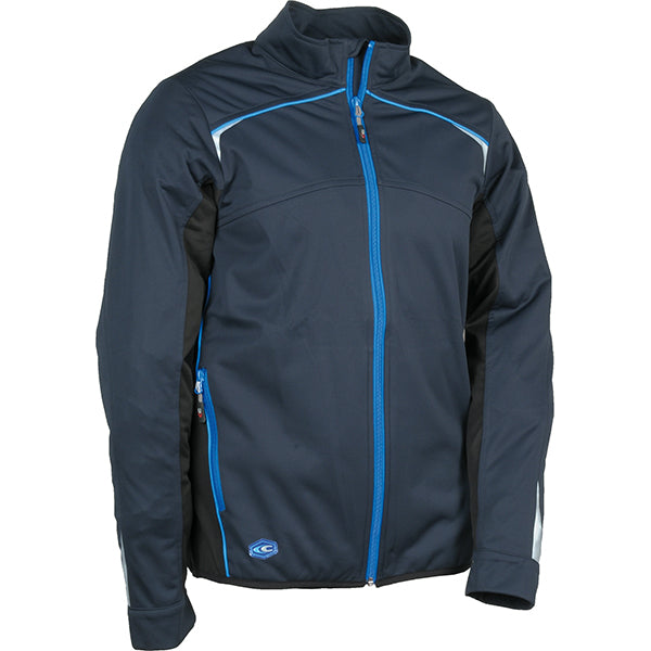 COFRA GIACCA SOFTSHELL GALPONES COLORE NAVY/NERO/ROYAL