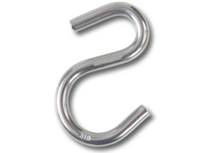 GANCIO AD ESSE IN INOX AISI 316 A4 D.MM 3,0