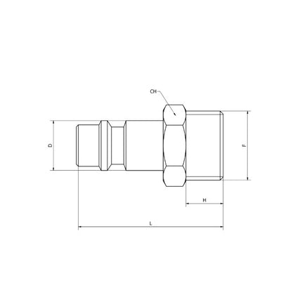 KONFIT INNESTO MASCHIO GERMANIA ART. GD60 DA 3/8"