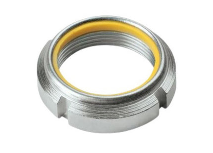 GHIERA AUTOBLOCCANTE IN ACCIAIO ZINCATO BIANCO TIPO GUK 12 M 60X2