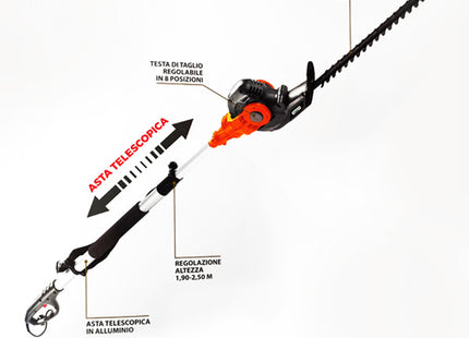 GREENLINE TAGLIASIEPI ELETTRICO TELESCOPICO GHTE 4645 450W