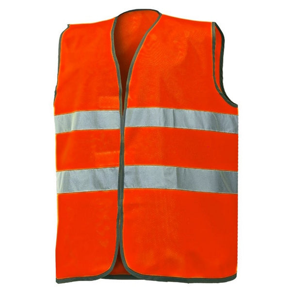 ISSA GILET ALTA VISIBILITA' COLORE ARANCIO FLUO TG.UNICA