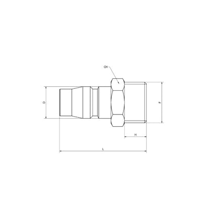 KONFIT INNESTO MASCHIO JAPAN ART. GJ60 DA 1/4"
