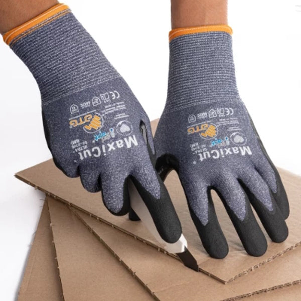 ATG GUANTI MOD. MAXICUT ULTRA AD-APT A52-3745 COLORE NERO/BLU