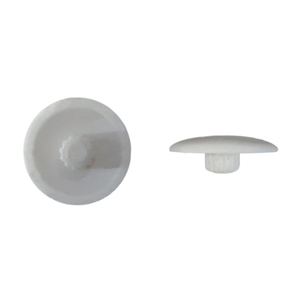 TECFI CAPPUCCIO IN PLASTICA PER VITI TORX T30 D.MM13,5 PZ100 BIANCO