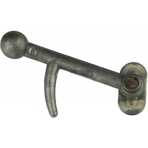 GANCIO PER SPONDA IN ACCIAIO GREZZO LUNGHEZZA CM13