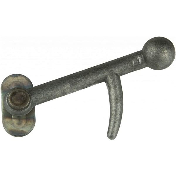 GANCIO PER SPONDA IN ACCIAIO GREZZO LUNGHEZZA CM13