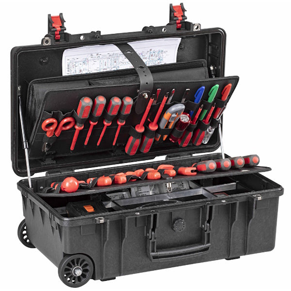 GT LINE VALIGIA TROLLEY PORTAUTENSILI IN POLIPROPILENE MM520X285X205