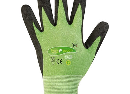 GUANTI BIOTOUCH ONE PER LAVORI GENERECI COLORE VERDE/NERO