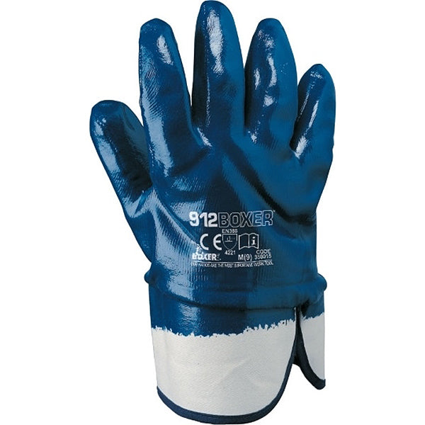 GUANTI BOX MOD. 912 BOXER JERSEY COLORE BIANCO/BLU CONF.DA 12 PAIA