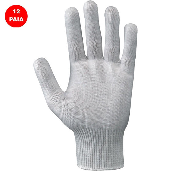 GUANTI BOX MOD. FILANCA EXTRA COLORE BIANCO CONF.DA 12 PAIA TG 9