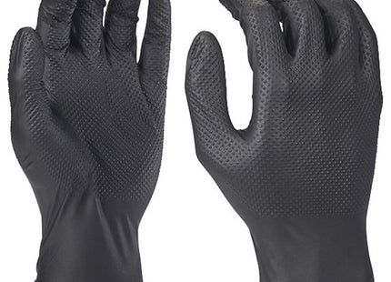 MILWAUKEE GUANTI IN NITRILE COLORE NERO CONFEZIONE DA PZ.50 TG. 9/L