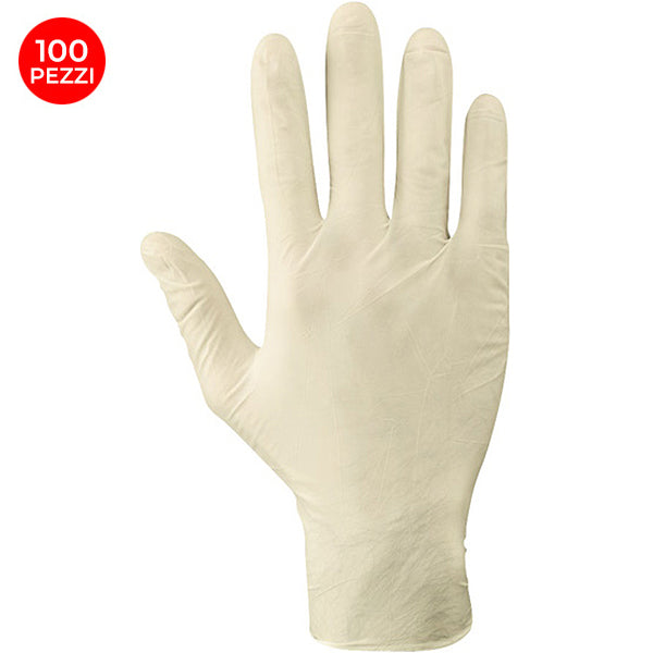 GUANTI MAPA MOD. SOLO 992 IN LATTICE BIANCO CONF.DA PZ100