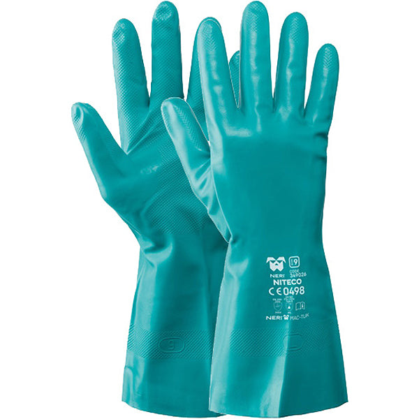 GUANTI MOD. NITECO IN NITRILE COLORE VERDE