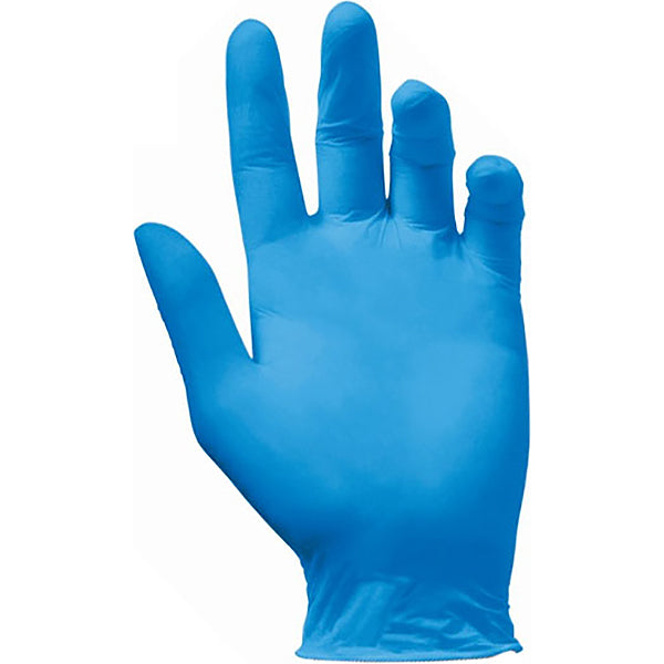 GUANTI REFLEXX MOD. N80B IN NITRILE COLORE BLU CONF.DA PZ.100