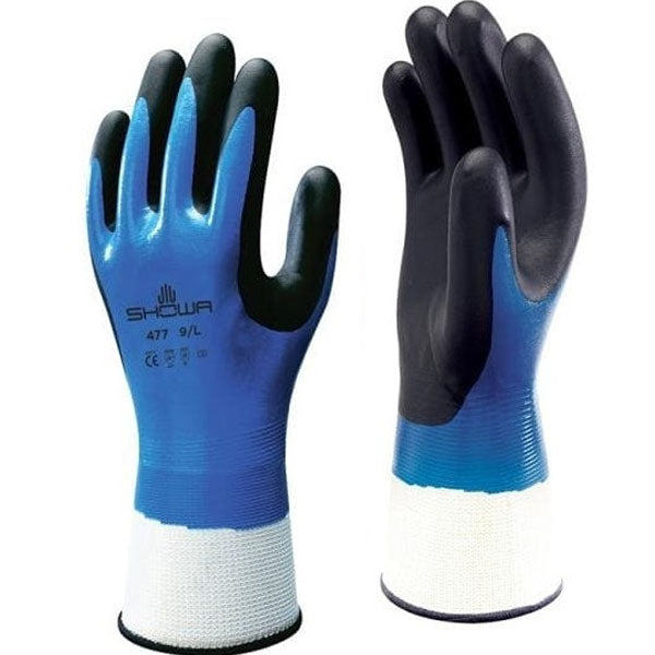 GUANTI SHOWA MOD. 477 ISOLANTE COLORE BLU/NERO