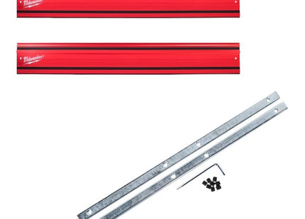 MILWAUKEE GUIDE PER SEGHE CIRCOLARI IN KIT DA 2 PEZZI DA 1,4 MT.
