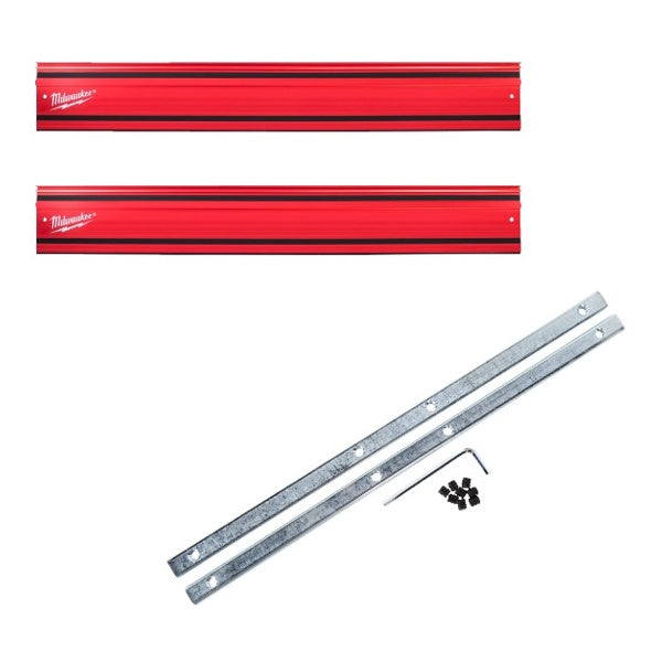 MILWAUKEE GUIDE PER SEGHE CIRCOLARI IN KIT DA 2 PEZZI DA 1,4 MT.