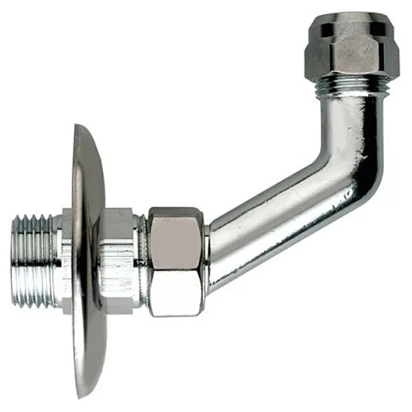 IDRO-BRIC ATTACCO CROMATO SOTTOLAVABO 1/2"X3/8"