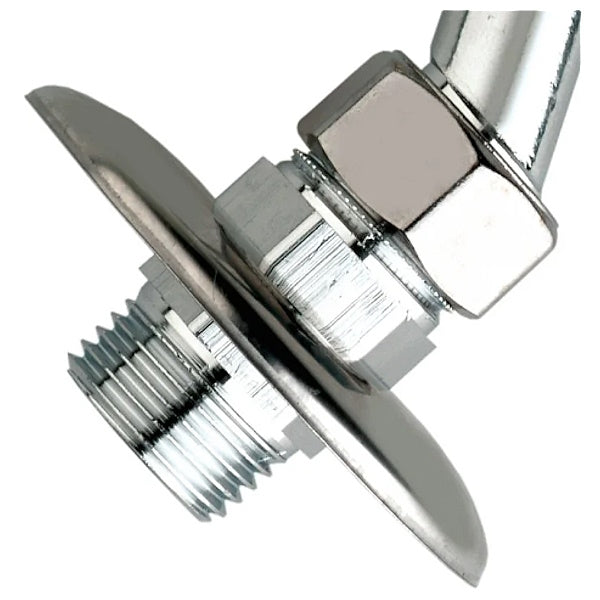 IDRO-BRIC ATTACCO CROMATO SOTTOLAVABO 1/2"X3/8"