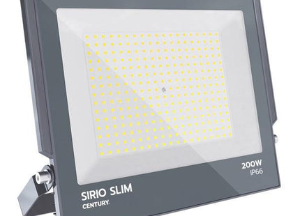 CENTURY PROIETTORE LED SIRIO SLIM 230V 200W 4000K LM18000 IP66 GRIGIO