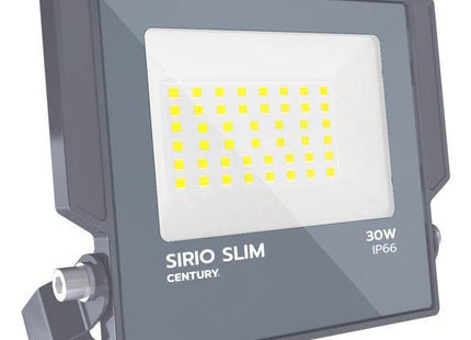 CENTURY PROIETTORE LED SIRIO SLIM 230V  30W 4000K LM2700 IP66 GRIGIO