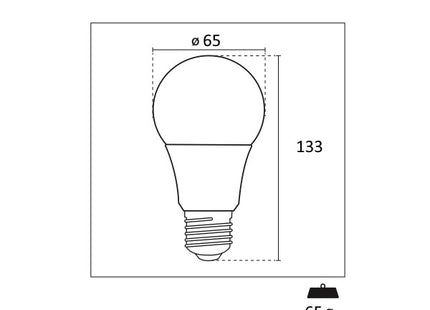 CENTURY LAMPADINA LED HARMONY 80 GOCCIA A65 230V 20W E27 3000K 2450LM