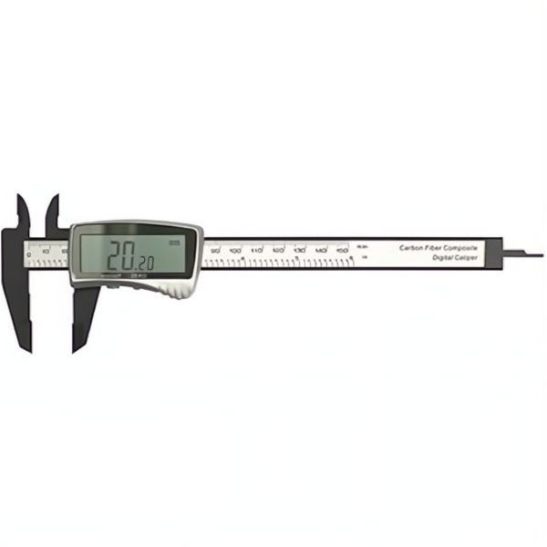 ABC TOOLS CALIBRO A CORSOIO DIGITALE IN FIBRA VETRO AL CARBONIO MM150