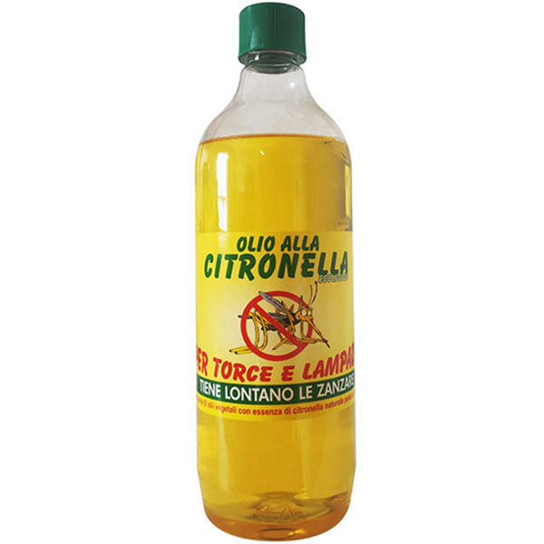 IDEAL OLIO ALLA CITRONELLA ECOLOGICO PER TORCE E LAMPADE LT1