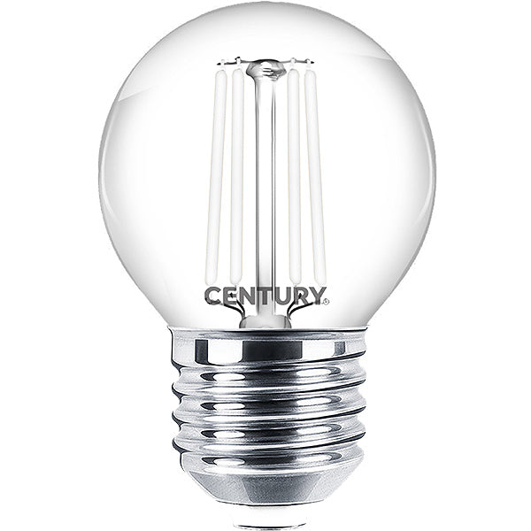 CENTURY LAMPADINA LED INCANTO WHITE SFERA 230V 4,5W E27 2700K 470LM