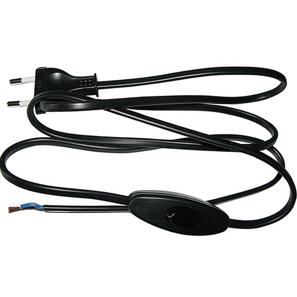 FAEG INTERRUTTORE CABLAGGIO UNIPOLARE CON CAVO DA MT1,5 E SPINA NERO