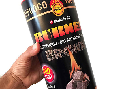 BURNER BIO ACCENDIFUOCO BROWN CONF.DA 100 CUBETTI