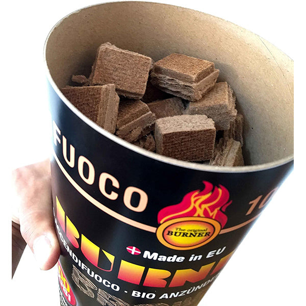 BURNER BIO ACCENDIFUOCO BROWN CONF.DA 100 CUBETTI