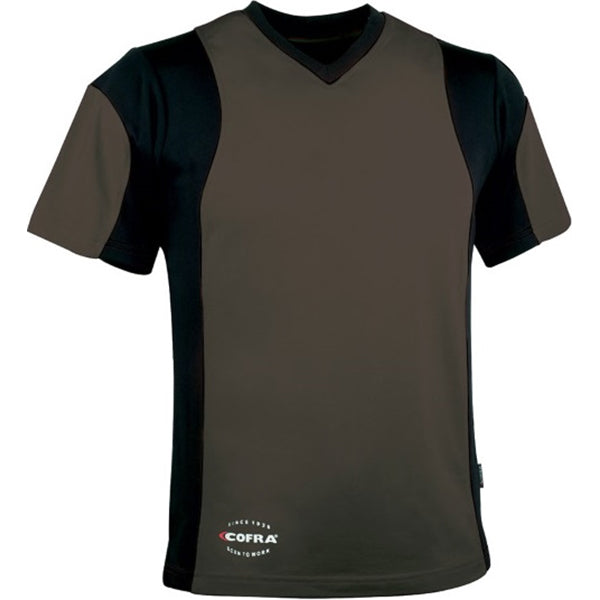 COFRA T-SHIRT JAVA COLORE FANGO/NERO