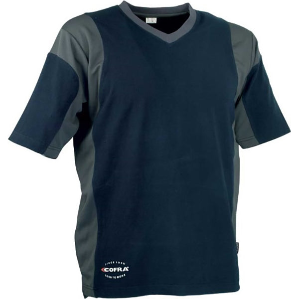 COFRA T-SHIRT JAVA COLORE NAVY/ANTRACITE