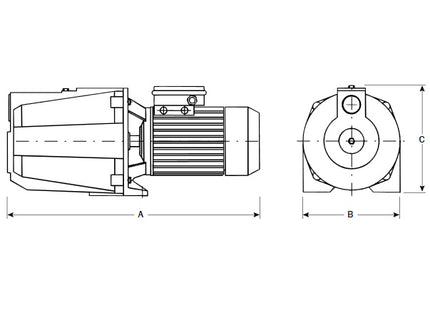 COMEX ELETTROPOMPA AUTODESCANTE MOD. JET 80 N IN GHISA