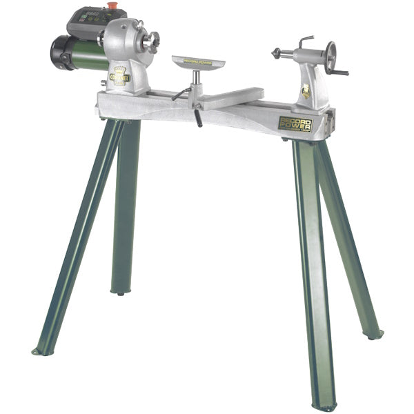 RECORD POWER TORNIO DA LEGNO CORONET DML1420 230V VEL. VARIABILE C/GAMBE