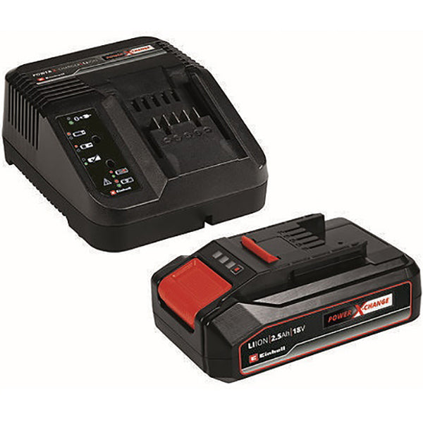 EINHELL KIT BATTERIA E CARICABATTERIA 18V 2,5AH ART. PXC STARTER KIT*