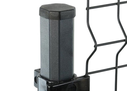 CAVATORTA KIT 10 COLLARI PLASTIFICATI PER PALETTI PALDECO ANTRACITE