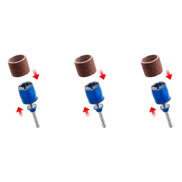DREMEL ART. SC407 KIT MANDRINO E CILINDRI PER LEVIGATURA EZ SPEEDCLIC*