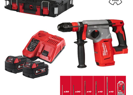 MILWAUKEE TASSELLATORE SDS-PLUS A BATTERIA M18 BLHX100P-502P