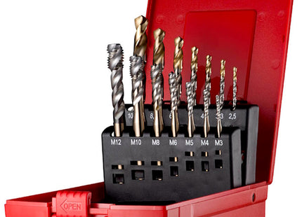 DORMER SET DI PUNTE E MASCHI L114 NR.302 DA M3-M12 BOX DA PZ.14